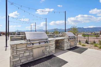 Community grilling area